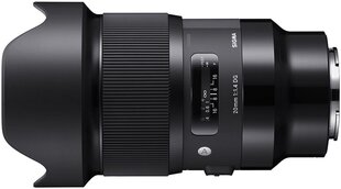 Sigma 20mm F1.4 DG HSM Sony E-mount [ART] цена и информация | Объективы | kaup24.ee