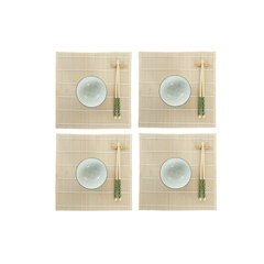 Набор для суши DKD Home Decor Зеленый Бамбук Керамика (14,5 x 14,5 x 31 cm) цена и информация | Посуда, тарелки, обеденные сервизы | kaup24.ee