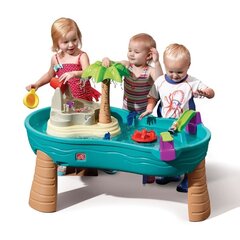 Водяной столик Step2 с островом и аксессуарами Splish Splash Seas Water Table™ цена и информация | Игрушки для песка, воды, пляжа | kaup24.ee