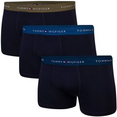 Bokserid TOMMY HILFIGER 3P Wb Trunk UM0UM027630SU hind ja info | Meeste aluspesu | kaup24.ee