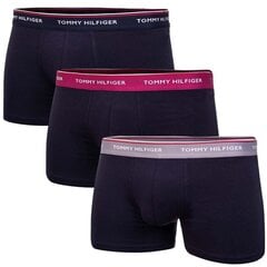 Tommy Hilfiger meeste bokserid TRUNK, 3 paari, WB TRUNK NAVY UM0UM01642 0SB 43414 hind ja info | Meeste aluspesu | kaup24.ee