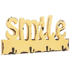 seinale kinnitatav riidenagi, SMILE, 50 x 23 cm цена и информация | Вешалки для одежды | kaup24.ee