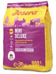 Josera ягнятина для взрослых собак маленькой породы MiniDeluxe, 900 г цена и информация | Сухой корм для собак | kaup24.ee