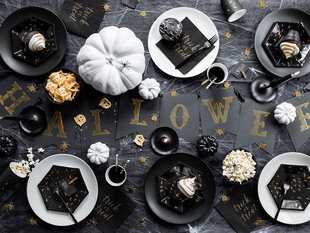 Гирлянда Halloween, черная, 20x175 см, 1 шт цена и информация | Праздничные декорации | kaup24.ee
