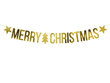 Vanik Merry Christmas, kuldset värvi, 10,5x150 cm, 1 tk цена и информация | Peokaunistused | kaup24.ee