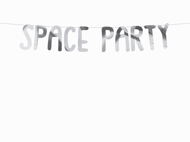 Vanik Space Party Silver, 13x96 cm, 1 tk цена и информация | Peokaunistused | kaup24.ee