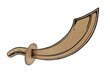 Paberist mõõk Pirates Party, 8,5x44,5 cm, 1 pakk/1 tk hind ja info | Peokaunistused | kaup24.ee
