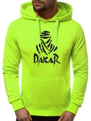 Meeste neoonroheline kapuutsiga džemper Dakar JS/2009-55046-XXL цена и информация | Мужская спортивная одежда | kaup24.ee