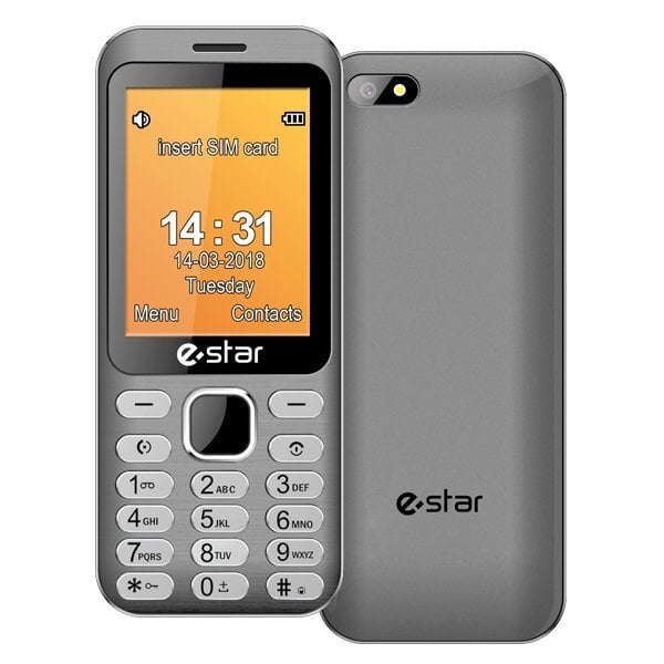eStar Feature Phone X28 Silver Dual SIM цена и информация | Telefonid | kaup24.ee