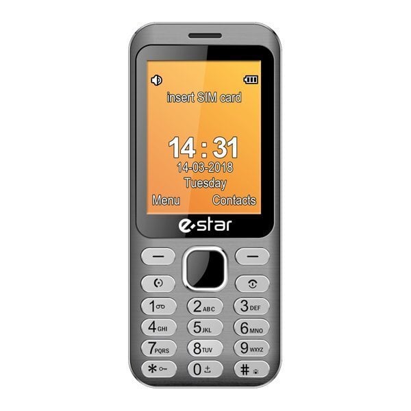 eSTAR X28 Dual SIM Silver hind ja info | Telefonid | kaup24.ee