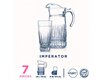 Klaaskann ja klaasid Luminarc Imperator, 7- osaline цена и информация | Klaasid, tassid ja kannud | kaup24.ee