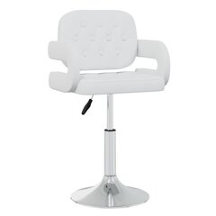 Кухонные стулья, 4 шт., белые цена и информация | Стулья для кухни и столовой | kaup24.ee