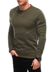 Meeste khaki värvi džemper Zipper OM-SSNZ-22FW-005-55398-XXL hind ja info | Meeste spordiriided | kaup24.ee