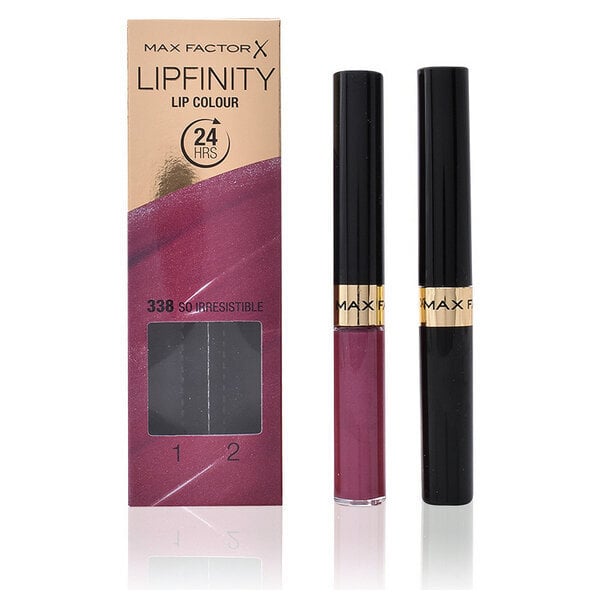 'Naiste komeetika komplekt Lipfinity Max Factor 2 pcs' цена и информация | Huulepulgad, -läiked, -palsamid, vaseliin | kaup24.ee