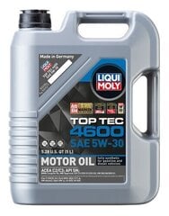 Масло моторное Liqui Moly Top Tec 4600 5W30, 5л цена и информация | Моторные масла | kaup24.ee