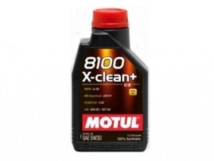 Масло Motul 8100 X-CLEAN+ 5W30, 1л цена и информация | Моторные масла | kaup24.ee