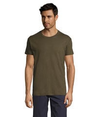 Meeste khaki värvi Regent särk 11380-55578-5XL hind ja info | Meeste spordiriided | kaup24.ee