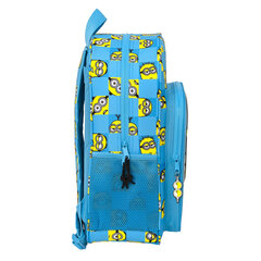 Kooliseljakott Minions Minionstatic Sinine (33 x 42 x 14 cm) hind ja info | Koolikotid, sussikotid | kaup24.ee