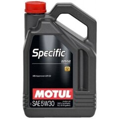 Õli Motul Specific 229.52, 104845, 5W30, 5 l цена и информация | Моторные масла | kaup24.ee