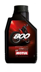 100% sünteetiline võidusõiduõli 2-taktiliste mootorrataste Motul 800, 1 l цена и информация | Другие масла | kaup24.ee