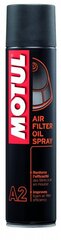 Õli MOTUL AIR FILTER OIL SPRAY A2 0,4ltr (102986) hind ja info | Mootoriõlid | kaup24.ee