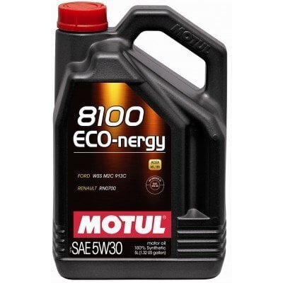 Mootoriõli Motul 8100 ECO-NERGY 5W30, 5L hind ja info | Mootoriõlid | kaup24.ee