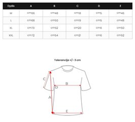 Meeste must T-särk Niko NB/MT3001Z-55838-XXL hind ja info | Meeste spordiriided | kaup24.ee