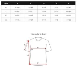 Meeste must t-särk Stylo NB/MT3046Z-55828-XXL цена и информация | Мужская спортивная одежда | kaup24.ee