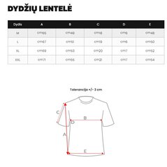 Meeste T-särk trükiga Fast JS/8T1210/1-55653-XXL цена и информация | Мужская спортивная одежда | kaup24.ee