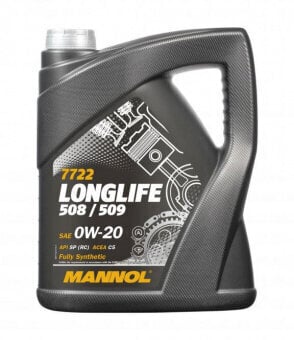 Õli Mannol 7722 Longlife 508/509 0W-20, 5 l hind ja info | Mootoriõlid | kaup24.ee