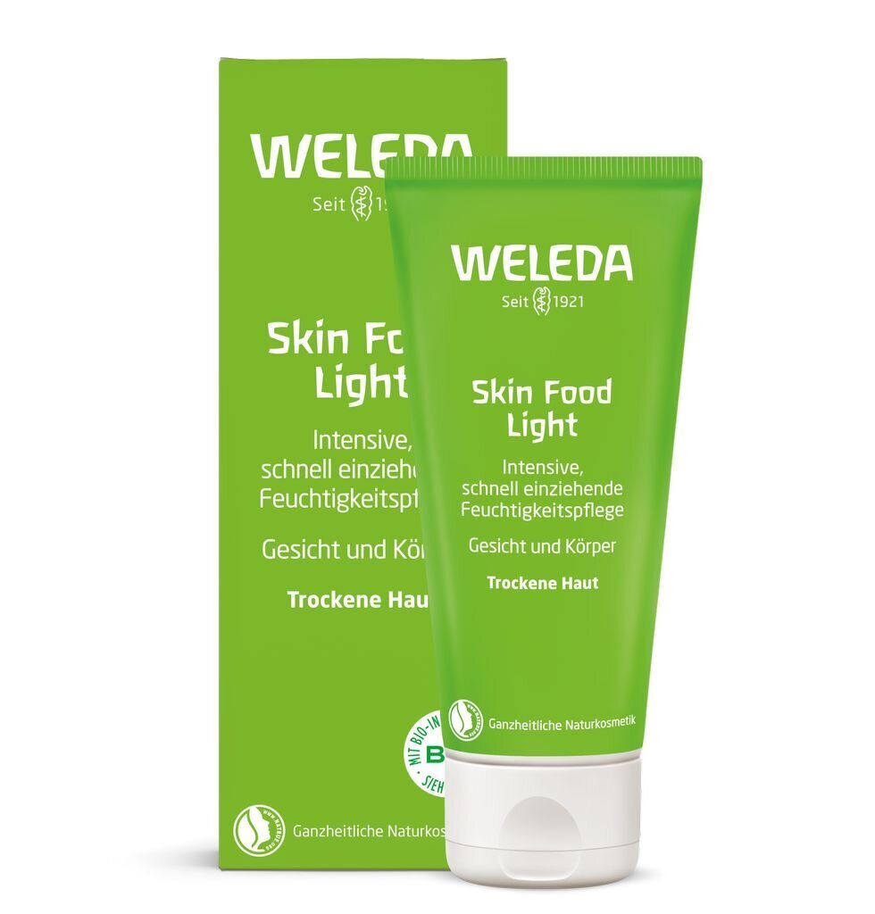 Kreem kuivale näo-, käte- ja kehanahale Weleda Skin Food Light, 75 ml hind ja info | Kehakreemid, losjoonid | kaup24.ee