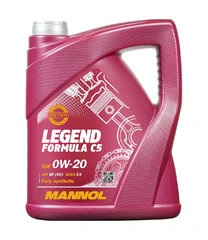 Mootoriõli Mannol 7921 Legend Formula C5 0W-20, 5L hind ja info | Mootoriõlid | kaup24.ee