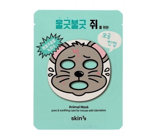 Puhastav kangasmask Skin79 Animal Mouse 23 g hind ja info | Näomaskid, silmamaskid | kaup24.ee