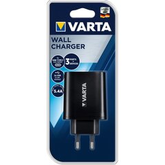 VARTA 2xUSB + USB Type-C 27W 220V цена и информация | Зарядные устройства для телефонов | kaup24.ee