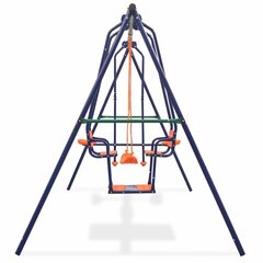 kiikede komplekt 5 istmega, oranž цена и информация | Подвесные качели | kaup24.ee