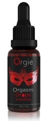 Stimuleerivad kliitoritilgad Orgie Orgasm Drops Kissable, 30 ml hind ja info | Feromoonid | kaup24.ee