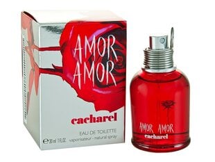 <ul><li>Мощность: 30 ml</li><li>Тип: EDT (Eau de Toilette)</li><li>Название аромата: Amor Amor</li><li>Пол: Женщина</li></ul><br /><p>Позвольте <strong>100% оригинальным Женская парфюмерия Cacharel Amor Amor EDT (30 ml)</strong> удивить вас и создайте женственный образ, используя эти эксклюзивные <strong>женские духи </strong>с уникальным, индивидуальным ароматом. Откройте для себя <strong>100% оригинальные продукты Cacharel</strong>!</p> цена и информация | Cacharel Духи, косметика | kaup24.ee