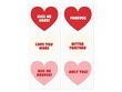 Paberkott maiustustele Sweet Love, 8x18x6 cm, 1 pk/6 tk hind ja info | Ühekordsed nõud | kaup24.ee