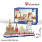 3D pusle CubicFun City Line Moskwa, 204-osaline hind ja info | Pusled | kaup24.ee