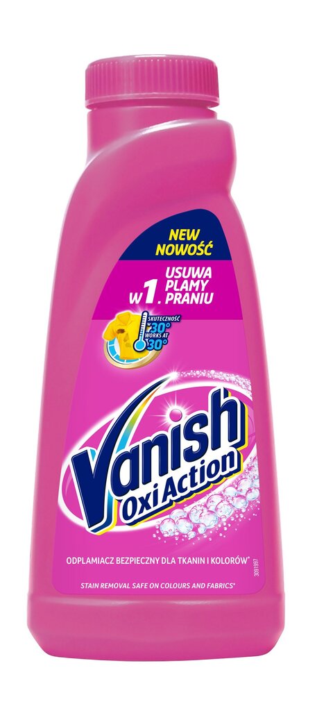 Riiete plekieemaldusgeel Vanish Oxi Action, 500 ml hind ja info | Pesuvahendid | kaup24.ee