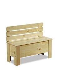 Деревянная скамейка - ящик для хранения вещей B-12 цена и информация | Ящики для вещей | kaup24.ee