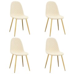 Комплект из 4 стульев коричневый / черный цена и информация | Стулья для кухни и столовой | kaup24.ee