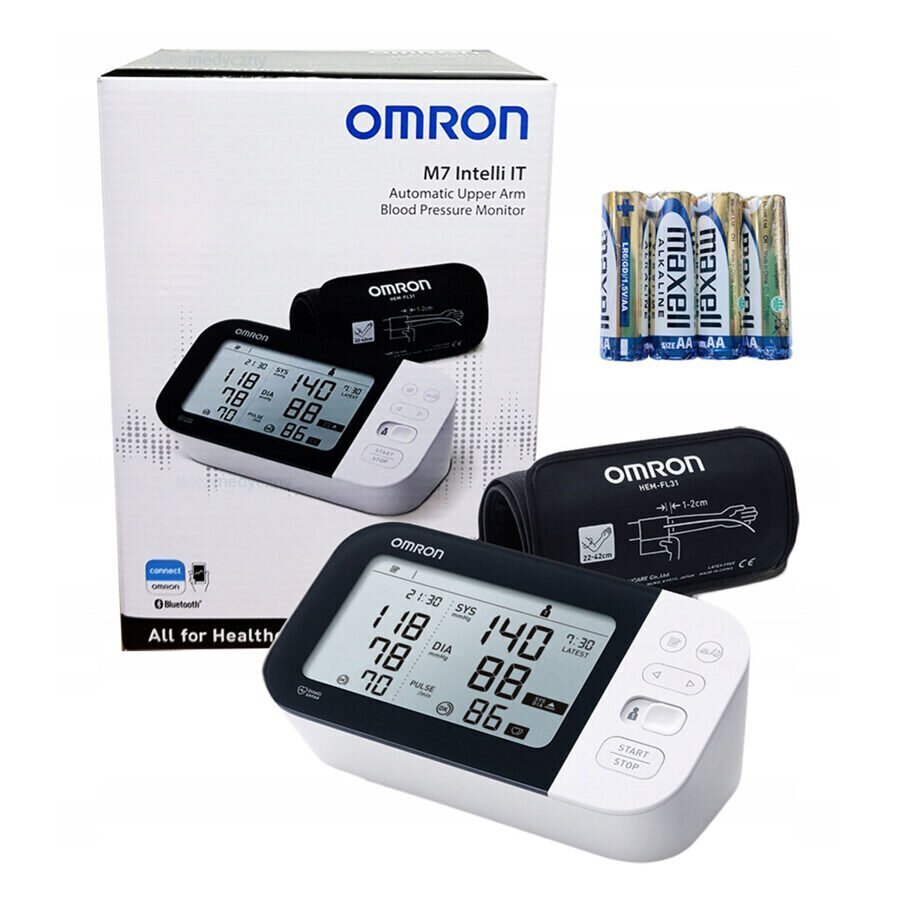 Omron M7 Intel IT hind ja info | Vererõhuaparaadid | kaup24.ee