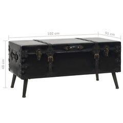 kohvilaud MDF ja teras 102 x 51 x 48 cm цена и информация | Журнальные столики | kaup24.ee