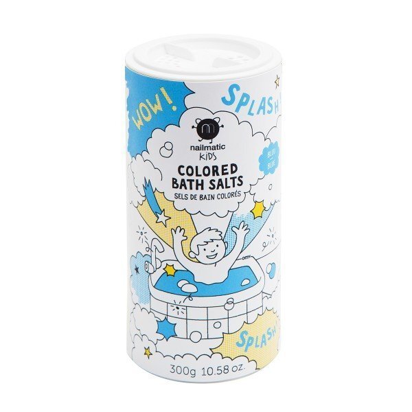 Sinine vannisool Nailmatic Kids Colored Bath Salts 300 g цена и информация | Dušigeelid, õlid | kaup24.ee