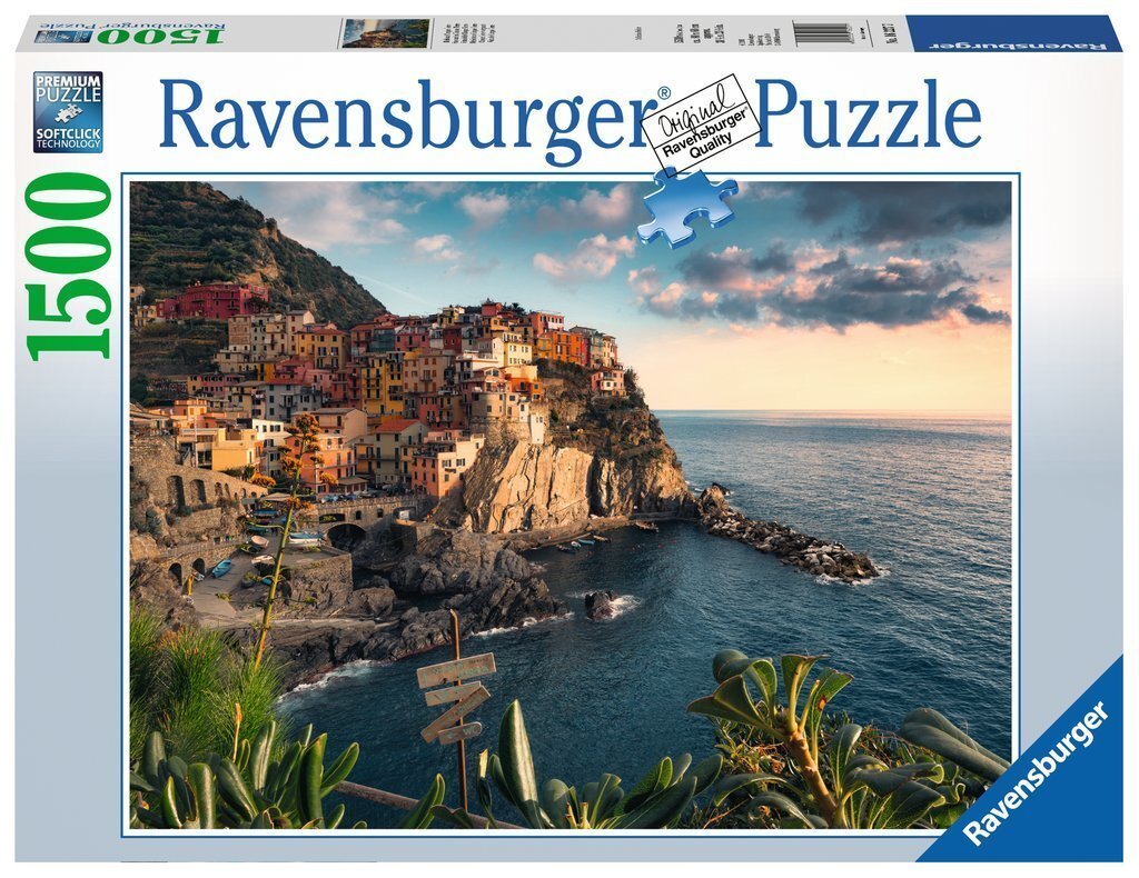 Pusle Ravensburger Vaade Cinque Terre'le, 1500-osaline, 16227 hind ja info | Pusled | kaup24.ee