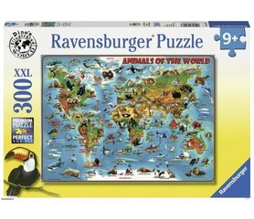 Pusle Ravensburger Loomad kogu maailmas, 300-osaline, 13257 цена и информация | Пазлы | kaup24.ee