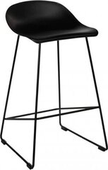Черный низкий барный стул Molly цена и информация | Стулья для кухни и столовой | kaup24.ee