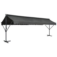 iseseisev varikatus 600 x 300 cm, antratsiithall hind ja info | Varikatused ja aiapaviljonid | kaup24.ee