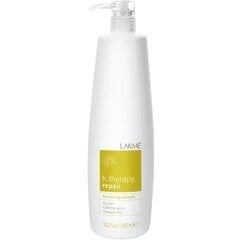 Taastav šampoon Lakme K.therapy Repair 1000 ml hind ja info | Šampoonid | kaup24.ee